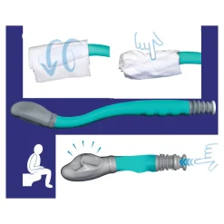 Die moderne Hausfrau Toiletten-Hygienehilfe