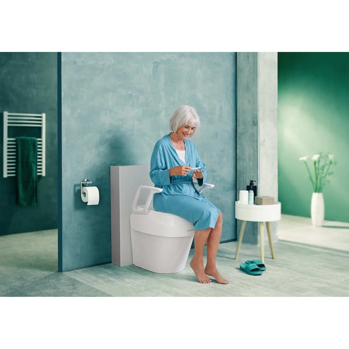 Die moderne Hausfrau Toilettensitzerhöhung Smartfix