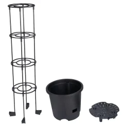 Die moderne Hausfrau Tomaten-Pflanztopf mit Rankhilfe L (ØxH): 35x128 cm