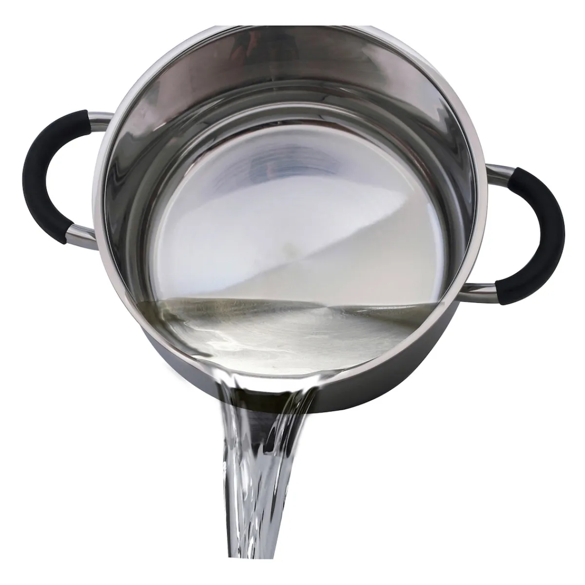 Die moderne Hausfrau Topfset mit Abdampffunktion "Black Steam", 7-teilig