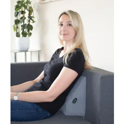 Die moderne Hausfrau Trapezkissen mit Wärme und Massage Grau