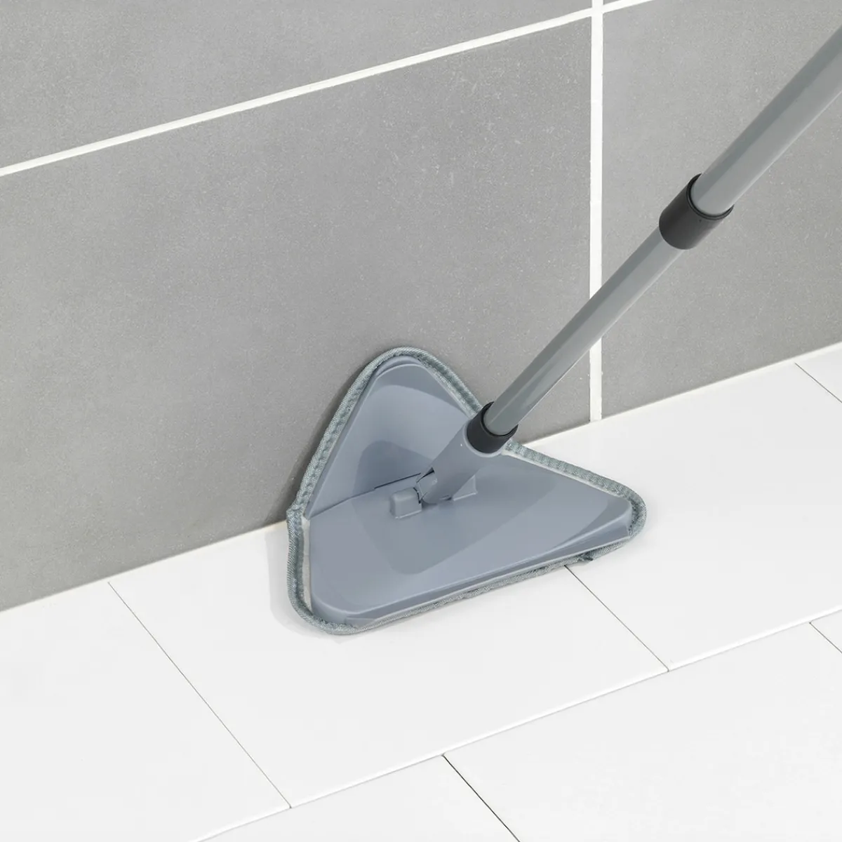 Die moderne Hausfrau Triangel-Wischer „2 in 1“ mit 2 Bezügen