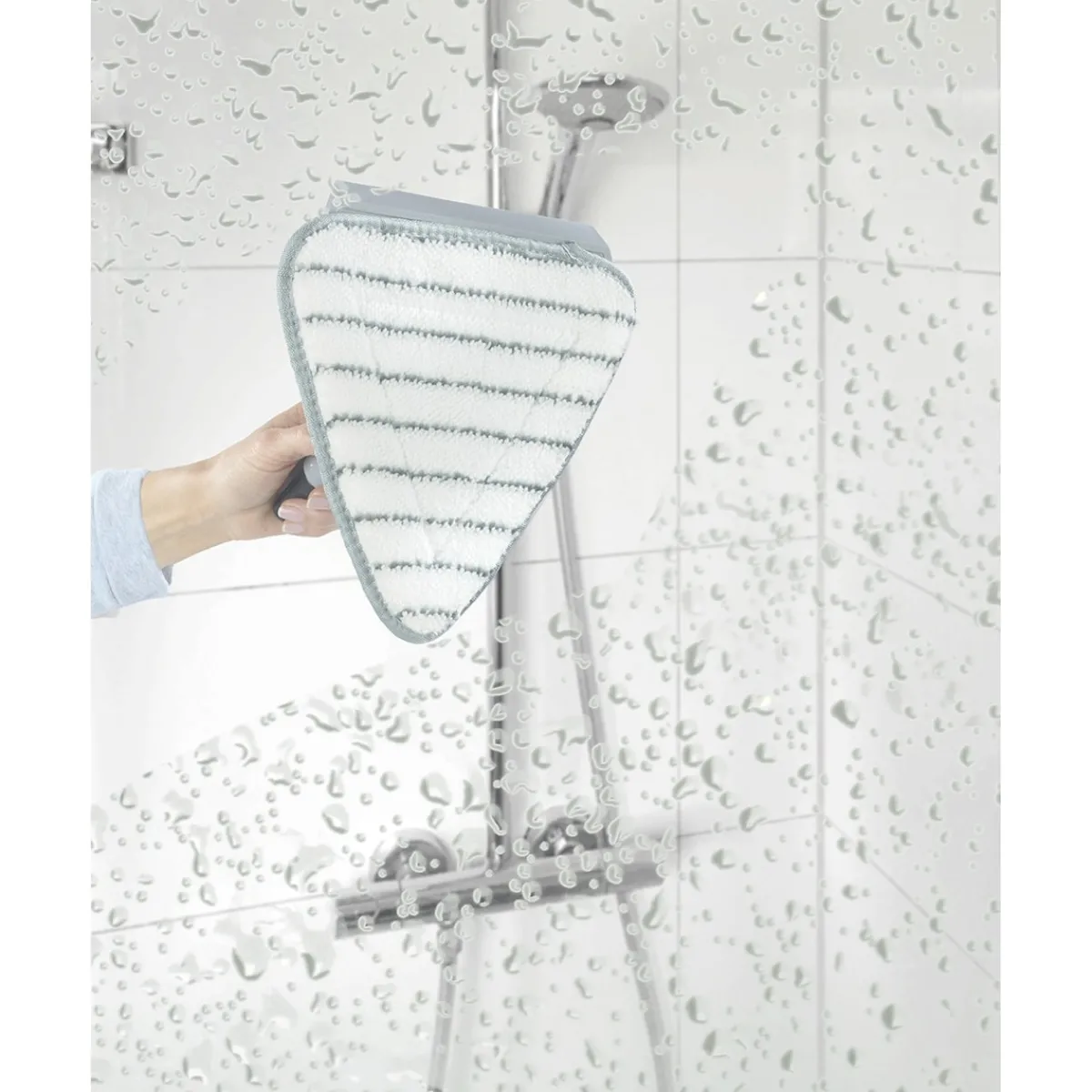 Die moderne Hausfrau Triangel-Wischer „2 in 1“ mit 2 Bezügen