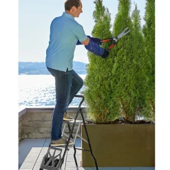 Die moderne Hausfrau Trittlasten-Trolley, Trittleiter 2 Stufen 