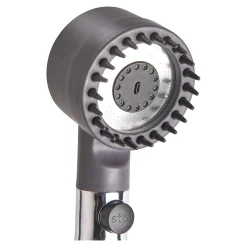 Die moderne Hausfrau Turbo-Duschkopf-Set „3 in 1“ + Gratis Wandhalterung