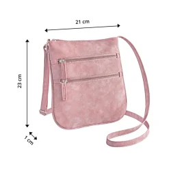 Damen Die moderne Hausfrau Umhängetasche "Ella" altrosa