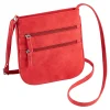 Damen Die moderne Hausfrau Umhängetasche "Ella" rot