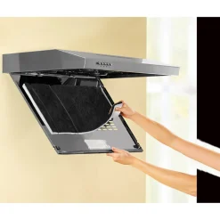 Die moderne Hausfrau Universal Vlies-Dunstfilter für Dunstabzugshaube mit Aktivkohlefilter, 1 Stück