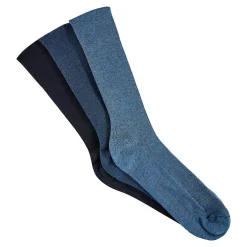 Die moderne Hausfrau Venensocken, 3 Paar blau