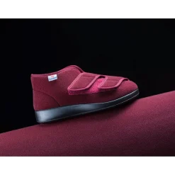 Damen Die moderne Hausfrau Verbandschuh Genua bordeaux