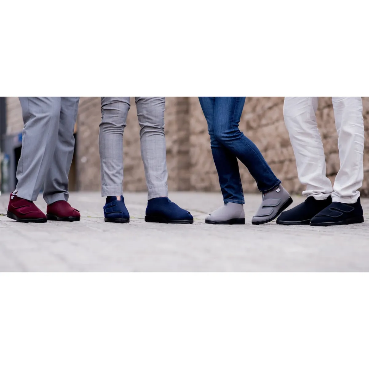 Damen Die moderne Hausfrau Verbandschuh Genua schwarz