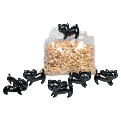 Die moderne Hausfrau Verschlussclips „Katzen“, 6 Stück