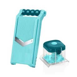 Die moderne Hausfrau Verstellbarer Hobel "Nicer Dicer Chef Professional ", 2-teilig