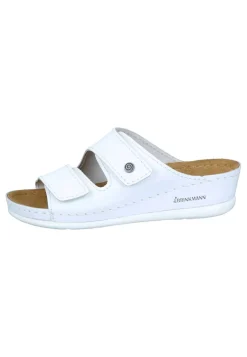 Damen Die moderne Hausfrau VILLORA Pantoletten weiß