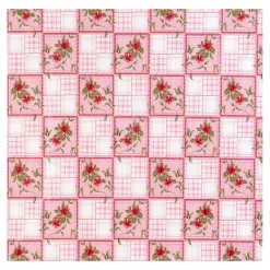 Die moderne Hausfrau Wachstischtuch "Fleur" 85x85 cm, eckig