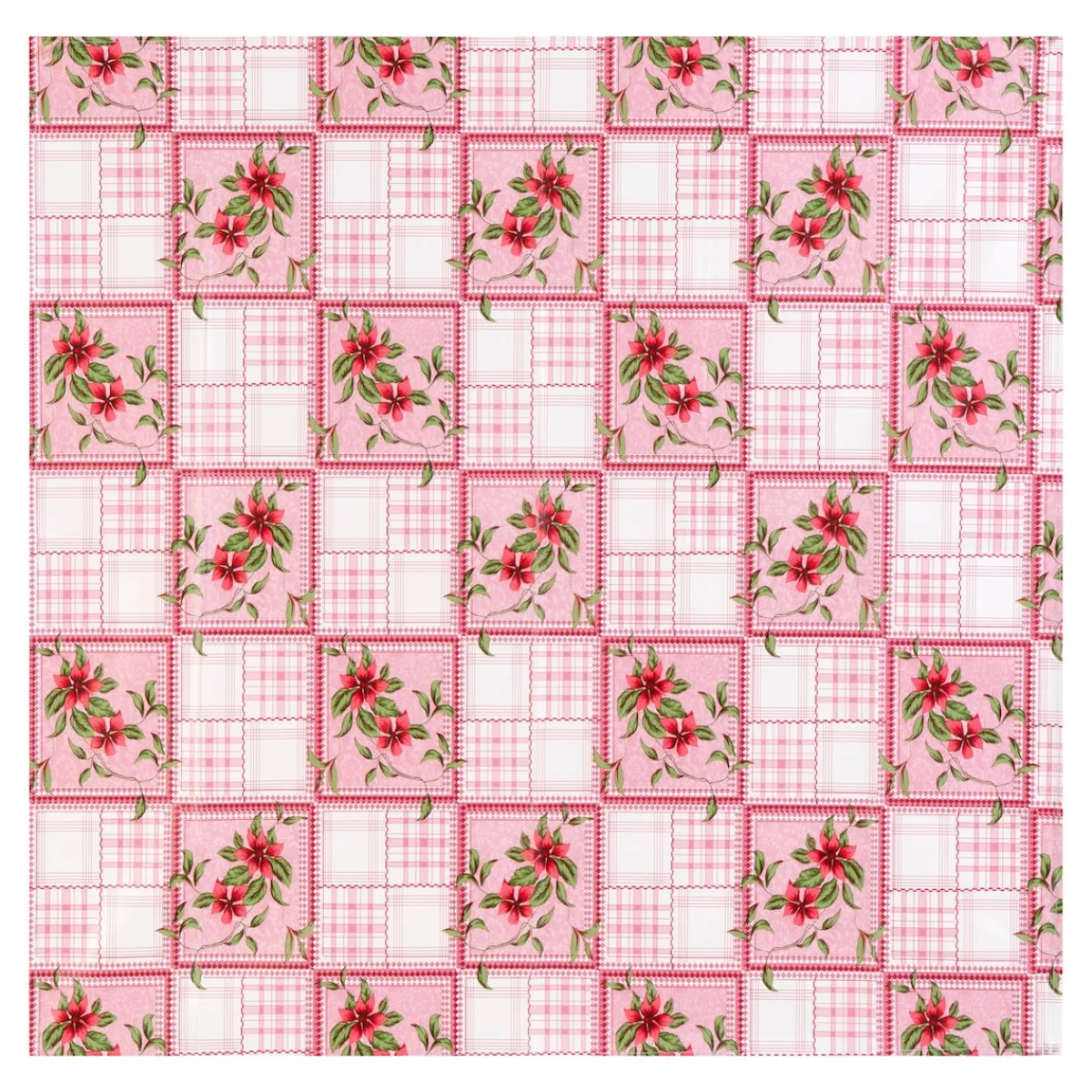 Die moderne Hausfrau Wachstischtuch "Fleur" 85x85 cm, eckig