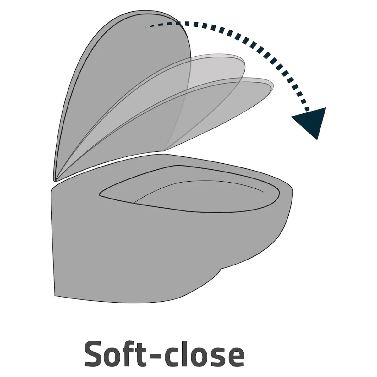 Die moderne Hausfrau WC-Erhöhung mit Absenk-Automatik