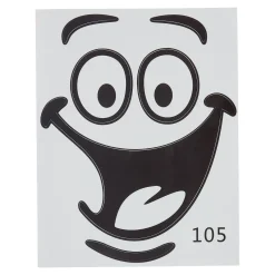 Die moderne Hausfrau WC-Sticker "Smile"