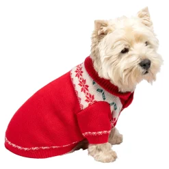 Die moderne Hausfrau Weihnachts-Pullover für Hunde „Bello“