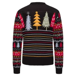 Damen Die moderne Hausfrau Weihnachts-Pullover „LED-Rentier“