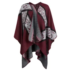 Damen Die moderne Hausfrau Wende-Poncho