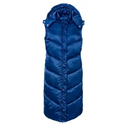 Damen Die moderne Hausfrau Winter-Steppmantel 2in1 "Elsa" blau