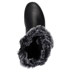 Damen Die moderne Hausfrau Winterstiefel mit Leder