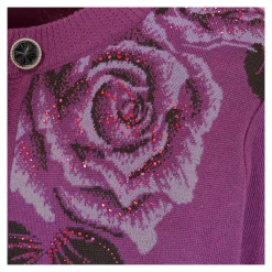 Damen Die moderne Hausfrau Wärme-Cardigan „Rosenwelt“