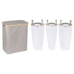 Die moderne Hausfrau Wäschesammler und Sortierer „2 in 1“