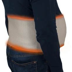 Die moderne Hausfrau XXL Nierenwärmer mit Stützf, standard eins.beige, stark gerauht Weiß