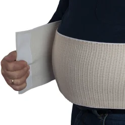 Die moderne Hausfrau XXL Nierenwärmer mit Stützf, stark eins.beige, stark gerauht Weiß