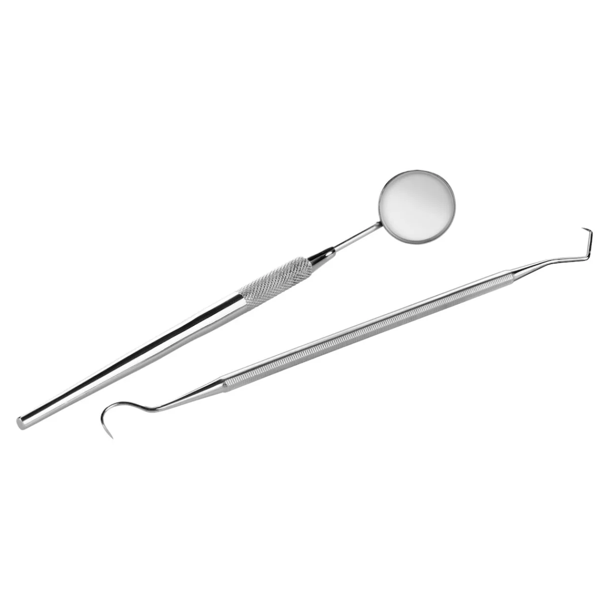 Die moderne Hausfrau Zahnpflegeset "Profi" aus rostfreiem Edelstahl, 2-teilig