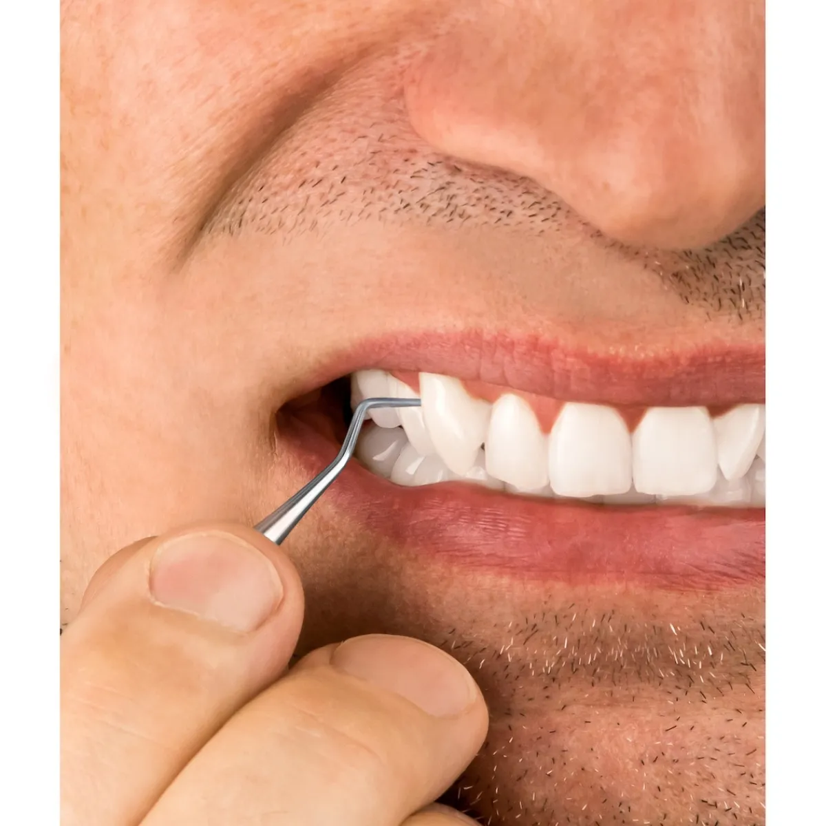 Die moderne Hausfrau Zahnreiniger und Zahnstocher