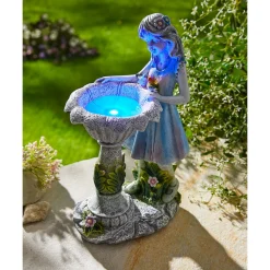 Die moderne Hausfrau Zierbrunnen "﻿Brunnenmädchen"