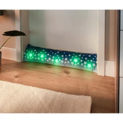 Die moderne Hausfrau Zugluftstopp „Sternenhimmel“ nachtleuchtend