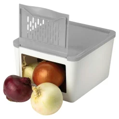 Die moderne Hausfrau Zwiebel-Box grau